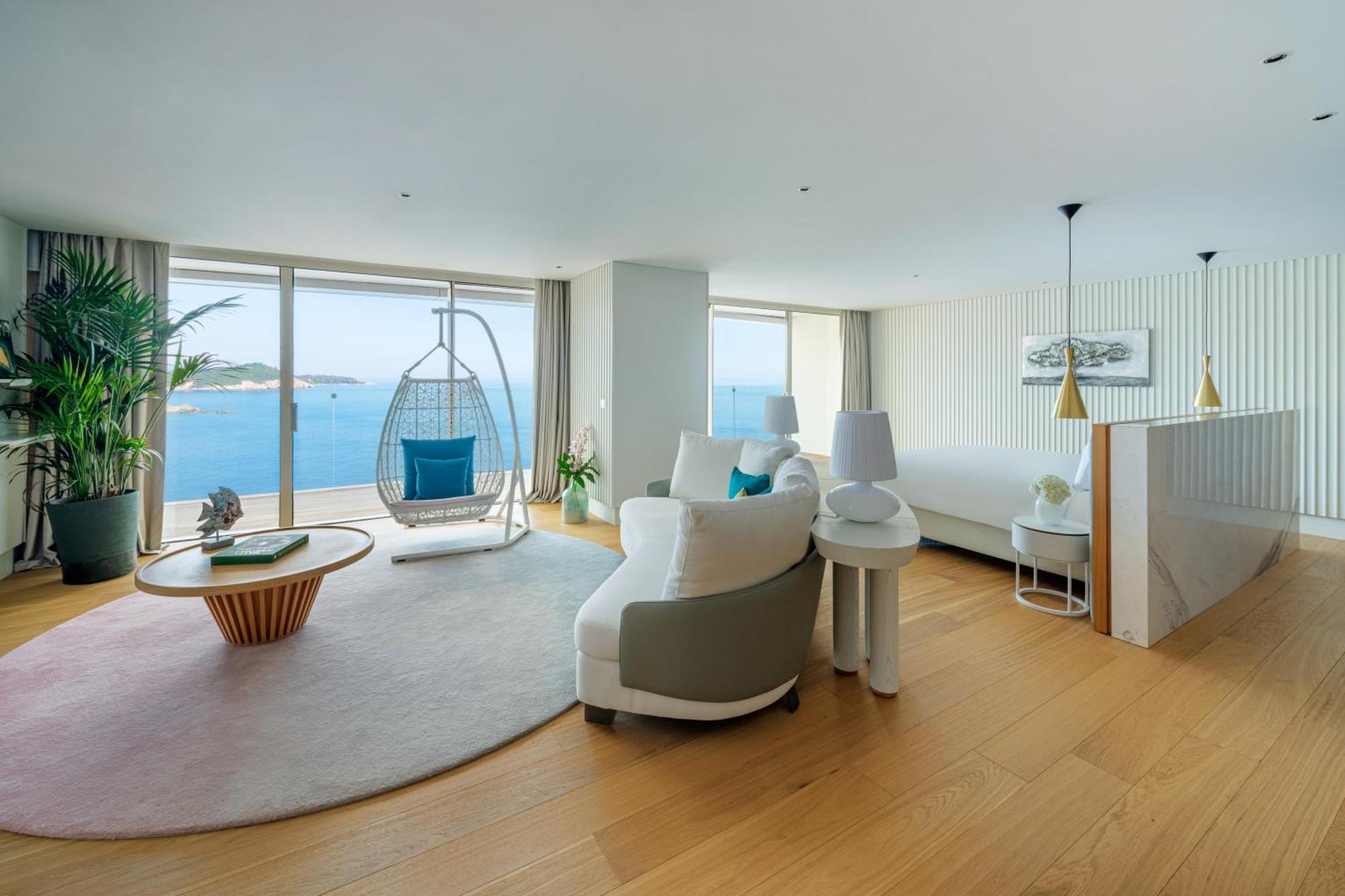 فندق ريكسوس بريميوم دبروفينك دوبروفينك المظهر الخارجي الصورة The Living Room of a 3-bedroom residence at The View